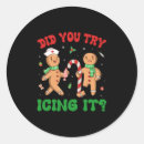 Search for gingerbread stickers Retro