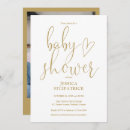 Search for gold heart invitations Modern elegant