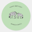Search for happy zebra stickers Cute