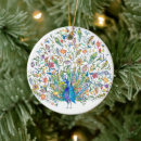 Search for red bird christmas tree decorations Floral