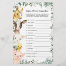 Search for farm animal baby shower games Mother to be