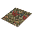 Search for red and white pattern tiles William morris