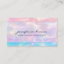 Search for iridescent business cards Blush pink