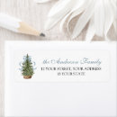 Search for trees return address labels Christmas tree