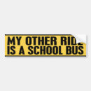 Search for bus bumper stickers Funny