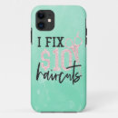 Search for hairdresser iphone cases Pink