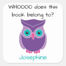 Search for purple owl stickers Animal