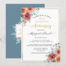Search for blue anniversary invitations Gold