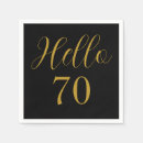 Search for 70th birthday napkins Modern