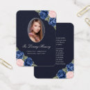 Search for memorial prayer cards Floral