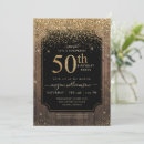Search for glitter invitations Black