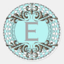 Search for monogram e stickers Bridal