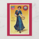 Search for vintage tennis postcards Girl