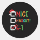 Search for naughty boy stickers Santa