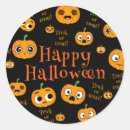 Search for cute faces stickers Happy halloween