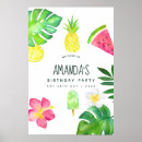 Search for luau party signs Tropical