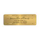 Search for geometric return address labels Gold
