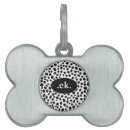 Search for dog tags Black and white