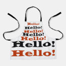 Search for greeting aprons Black