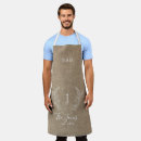Search for burlap aprons Monogrammed