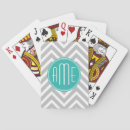 Search for chevron playing cards Monograms