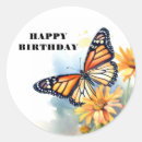 Search for happy butterfly stickers Watercolor