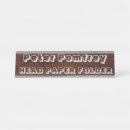 Search for funny name plates Desk