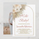 Search for botanical baby shower invitations Modern elegant