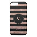 Search for gold glitter stripes iphone cases Black