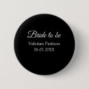 Search for the date badges Bride to be