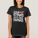 Search for love stinks tshirts Heart