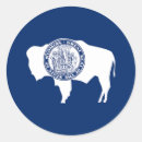 Search for wyoming state stickers Flag of wyoming