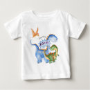 Search for dinosaur birthday baby shirts Colourful