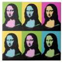 Search for pop art tiles Mona lisa