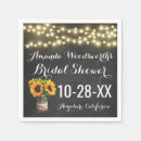 Search for sunflower napkins Sunflower bridal shower