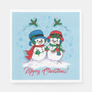 Search for snowman napkins Holly