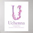 Search for floral letter posters Lettering
