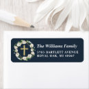 Search for blue cross return address labels Baptism