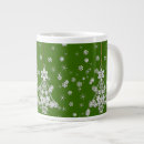 Search for snowflake jumbo mugs Green