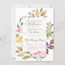 Search for elegant watercolor floral wedding invitations Garden