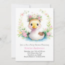 Search for duck baby girl shower invitations Cute