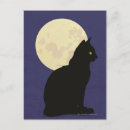 Search for moon cat postcards Illustration