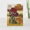 Search for cowboy boots christmas cards Country