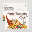 Search for thanksgiving cat postcards Autumn