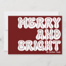 Search for dark red christmas cards Typography