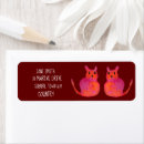Search for art lover return address labels Kitty