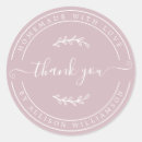 Search for thank you baking stickers Homemade with love
