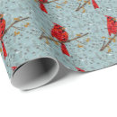Search for cardinal christmas wrapping paper Red cardinal bird
