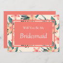 Search for peach bridesmaid cards Modern