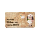 Search for sun flower return address labels Vintage